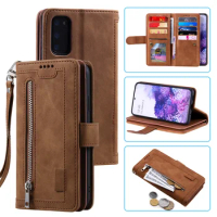 Luxury Leather Case For OPPO Reno 10 8 7 5 Find X5 Pro X3 Lite NEO X7 UItra Card Slot Zipper Wallet Flip Book Cover Case Funda