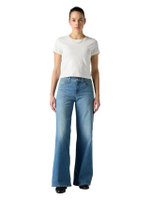 กางเกงยีนส์ผู้หญิง Women's 318 Shaping Wide-Leg Jeans