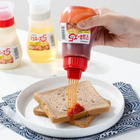 5-Hole Seasoning Oil Sauce Bottle For Ketchup JamMayonnaise Olive Oil Squeeze Dispenser Kitchen Accessories Tools