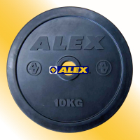 【ALEX】A-1904 包膠槓片(5KG/片*2片)