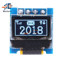 0.49 Inch 0.49" OLED Display Module 64x32 IIC I2C Chip Control White Super Bright LED Screen Board for Arduino AVR STM32
