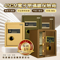 【現貨】密碼保險箱 電子密碼箱 45cm電子密碼鎖保險箱 保險櫃 防盜 保管箱 密碼櫃 興雲網購