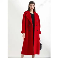 MND LONG COAT PREMIUM panjang Coat mantel wanita blazer korea XXL Red