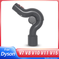 For Dyson V7 V8 V10 V11 V15 Quick Release Up Top Tool Steering Elbow Vacuum Cleaner Accessorie High Adapterand Bottom Adapter
