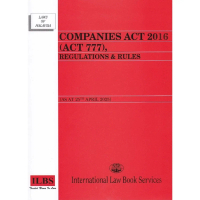 Companies Act 2016 (Act 777), Regulations & Rules - As at 25/4/2025