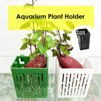 Aquarium Plant Holder 2pcs/set Aquatic Plant Pot For Fish Tank Aquarium Planter Cups Aquaponic Plant Cultivation For Water Fern