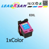 1x color ink cartridge compatible for hp63 63xl DeskJet 1112/2130/2132/3630/3632/Officejet 3830/4650/465