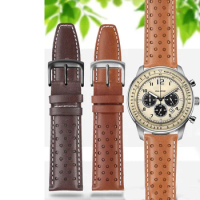 Genuine Leather Watch Strap for Citizen Future Force Series CA4503 CA4500 CA4505 Waterproof Sweat-Proof Watchband 22mm Wristband
