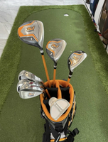 二手高爾夫球桿 xj hot兒童男套桿大童 小童 橘色全套golf