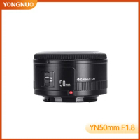 Yongnuo YN50mm F1.8 Camera Lens for Canon EOS Auto Focus Large Aperture Lense for DSLR Camera D800 D300 D700 D32
