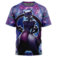 เสื้อยืด Pokemon Mewtwo จินตนาการ Cosmic, 2023