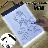 A4/A5 LED Light Box Tracer USB Cable Dimmable Brightness LED Artcraft Tracing Light Box Light Pad for Artists Drawing Sketching