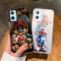 Suitable for OPPO A76 A96 4G Realme 9i Cartoon luxurious Smartphone Soft Phone Case 2 in 1 Super Mar