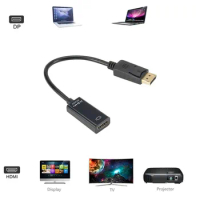 DP to HDMI-compatible 4K Cable PC DisplayPort to HDMI-compatible Mini Projector Projetor TV Television Monitor 1.4 For hp Laptop