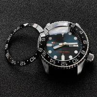 Sloped Ceramic Bezel insert 38*30.6mm Convex word For Seiko SKX007 009 011 for Rlx Yacht-Master watch parts