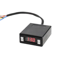 Automobile Turbo Timer Programmable Box Style Digital LED Display Time Delay Cooling Fan To Protect Engine Controller