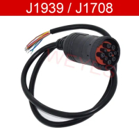 New For Deutsch 9 Pin J1939 to Open End Wired Dvf12Sae Or Sae J1708 Cable
