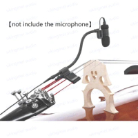 Instrument Condenser Microphone Universal Stand Clamp For Cello Viola Compatible For DPA4099 Microphone Suitable For JTS CX-500F
