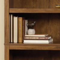Bookshelf, household wooden frame split type bookshelf, sturdy and durable, five layer bookshelf