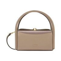 Furla Nicole Boston Bag Stucco Gray/Mauve Grey