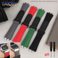 For Casio 35th anniversary GMW-B5000 nylon watch strap G-SHOCK 3459 Stainless steel adapter canvas watchband Bracelet Free tools