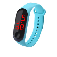 M3 Led Wristwatch Fitness Color Screen Smart Sport Bracelet Activity Running Tracker Heart Rate For Men Women Silicone Watch