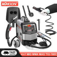 KKMOON 4in1 MIG MMA MAG TIG-160C Welding Machine Semi-automatic IGBT Inverter Welder Electric Welding Machine MIG Welder