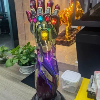 Avengers Alliance Iron Man Statue Nano Glove Arm Pendant Model