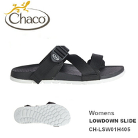 【速捷戶外】美國 Chaco  LOWDOWN SLIDE 休閒涼鞋 女款CH-LSW01H405 -標準(黑),戶外涼鞋,沙灘鞋,佳扣
