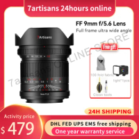 7Artisans 7 artisans 9mm F5.6 Full-Frame ultra-wide-angle prime Lens DSLR Mirrorless Camera for Sony E Leica L Canon RF Nikon Z