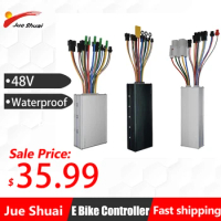 Jueshuai Ebike Controller 48V 500W-1500W Waterproof Plug Electric Bike Accessories 20A/25A For LCD Ebike Kit Conversion Kit