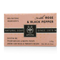 艾蜜塔 Apivita - 玫瑰胡椒天然手工皂 Natural Soap With Rose &amp; Black Pepper