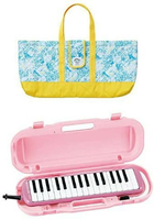 SUZUKI 【日本代購】鈴木 鍵盤口琴Melodion Alto MXA系列 附提袋 - 粉色