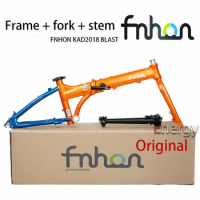 FNHON Folding Bicycle Disc Brake Frame 20 Sets of Two-wheel Modification 20-inch P8 SP18 Aluminum Alloy