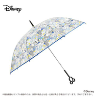 大賀屋 日貨 米奇 長傘 藍 傘 卡通傘 雨傘 造型 手把 米老鼠 Mickey 迪士尼 日貨 正版 J00030044