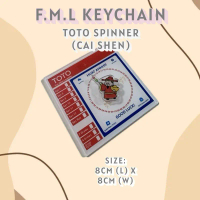 [F.M.L] [HOT PRODUCT] 4D/TOTO Spinning Keychain