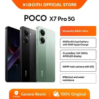 POCO X7 Pro 5G | Dimensity 8400-Ultra | 6000mAh 90W HyperCharge | 1.5K CrystalRes 120HZ AMOLED | 50M