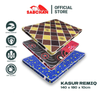 Sabchan - Kasur Lantai Full Busa Rebonded Matras Remiq Ukuran 140x180x10cm Anti Kempes