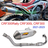 CRF300 Motorcycle Full Systems FMF Exhaust Muffler Header Pipe Slip-on Exhaust For Honda CRF300Rally CRF300L CRF300 2021-2023
