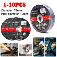 1-10PCS 76mm Metal Cutting Discs Iron Sanding Grinding Cut Off Circle Wheels Saw Blades Discs Electric Angle Grinder Accessories