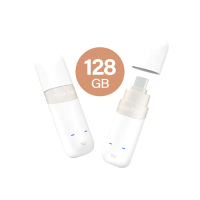 【Maktar】Nukii USB-C新世代智慧型遠端管理隨身碟 128G(時尚白)