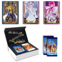 12/24/36/48box Saint Seiya Collection Cards Wholesale Anime Playing Cards Table Board Toys For Family Children Christmas Gift