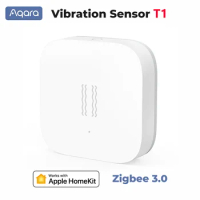 Aqara Smart Vibration Sensor T1Zigbee Motion Shock Sensor Linkage Control Adjustable Sensitivity Work With Apple Homekit