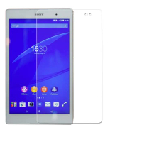 HD tempered glass protective film For Sony Xperia Z3 tablet compact 8.0" Anti-shatter LCD Screen Protector Films + clean cloths