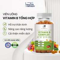 Viên uống tổng hợp vitamin B complex Mabefy vitamin B9, vitamin B12, B1, B2, B3, B6, B7 Biotin, B5