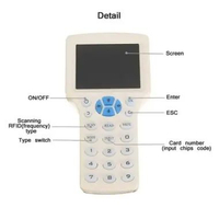 10 FREQUENCY RFID COPIER DUPLICATOR READER WRITER H ID PROXIMITY CARD