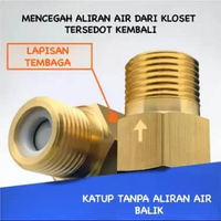 Katup Penutup Aliran Air Kloset Tanpa Aliran Balik Satu Arah Check Valve