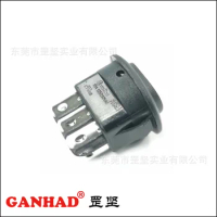 Gangjian Ganhad Switch Factory Has 21 * 15 Six Pin, Two Speed, and Three Speed Ship Shaped Switches with Lights, the Certifi