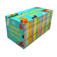 BBW หนังสือ DK 26 Books Animal Alphabet Library Box Set