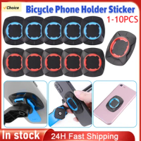 1-10PCS Bike GPS Computer Mount Support Stand Rack Mobile Phone Adhesive Back Stickers Bicycle Phone Holder Patch